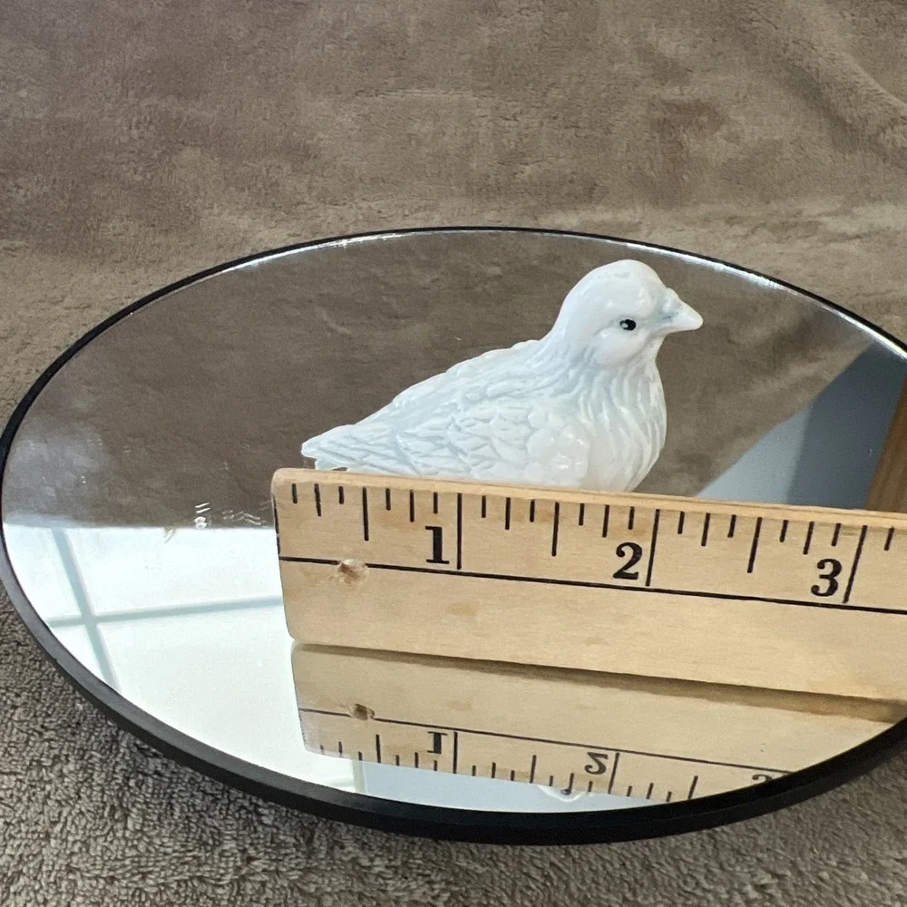 Miniature Porcelain Dove Figurine 2.25